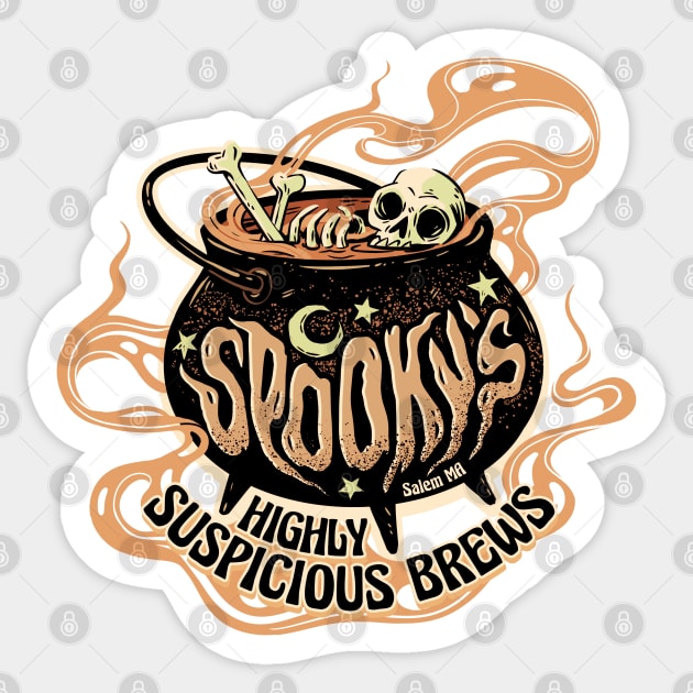 Spooky's Brews! Sticker by Marianne Martin